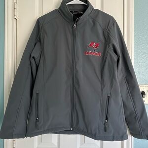 Women’s Dunbrooke Pewter Tampa Bay Buccaneers Sonoma Softshell Full-Zip Jacket L